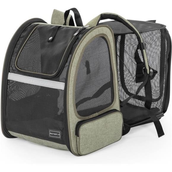 Cat Backpack Carrier,Dog Carrier Backpacks Expandable with Great Ventilation - Picture 1 of 7